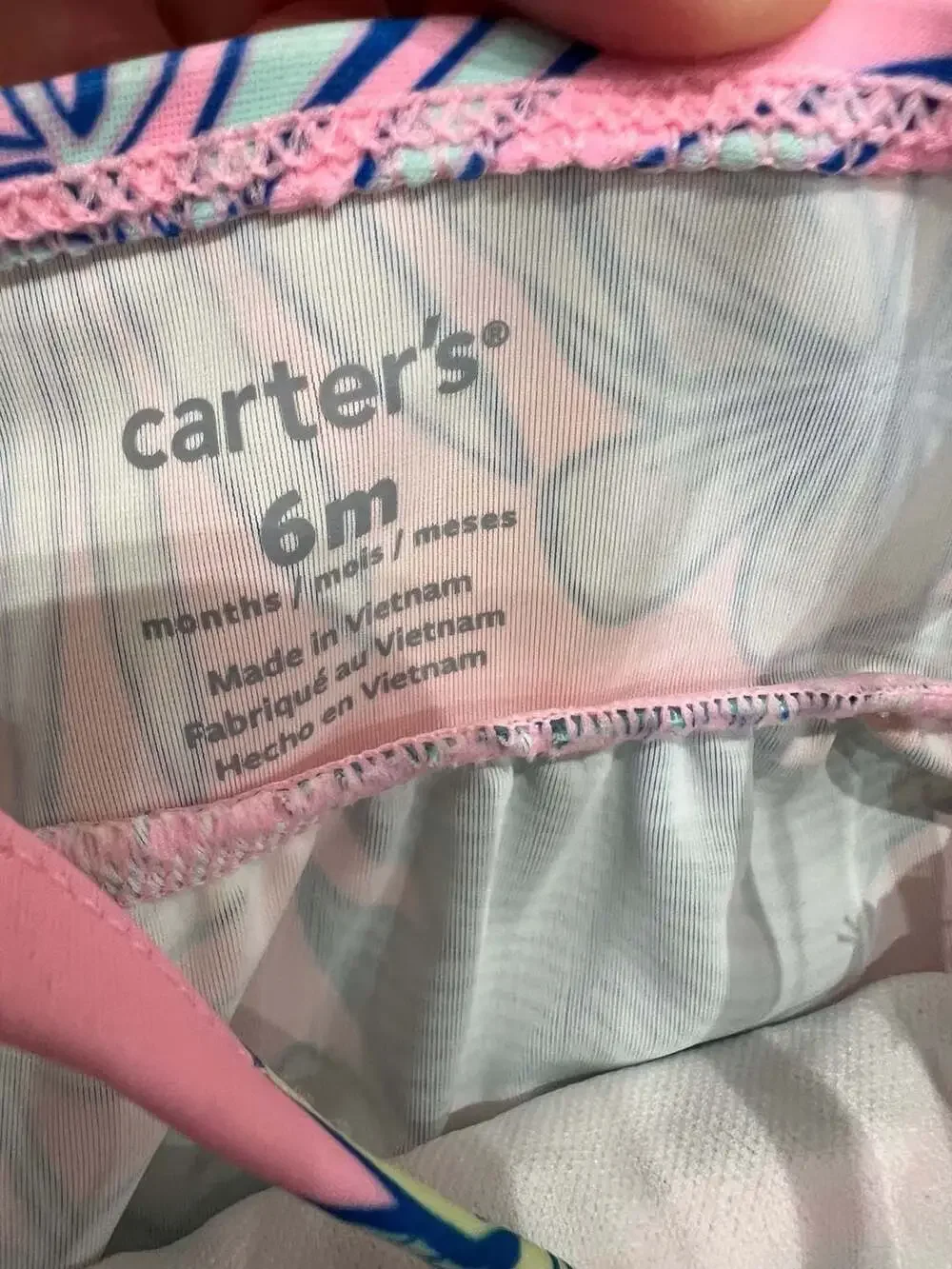 Carter's Infant Tropical Chameleon Swimsuit Size 6 months